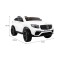 Джип на акумуляторі 4x4 Mercedes GLC 63S, білий