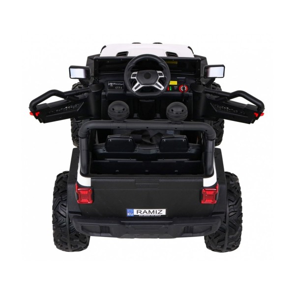 Джип на акумулятор 4x4 Ramiz Master Of Terain, білий