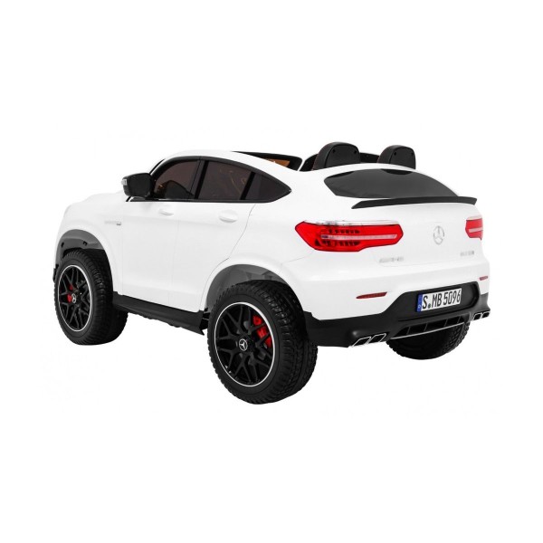 Джип на акумуляторі 4x4 Mercedes GLC 63S, білий