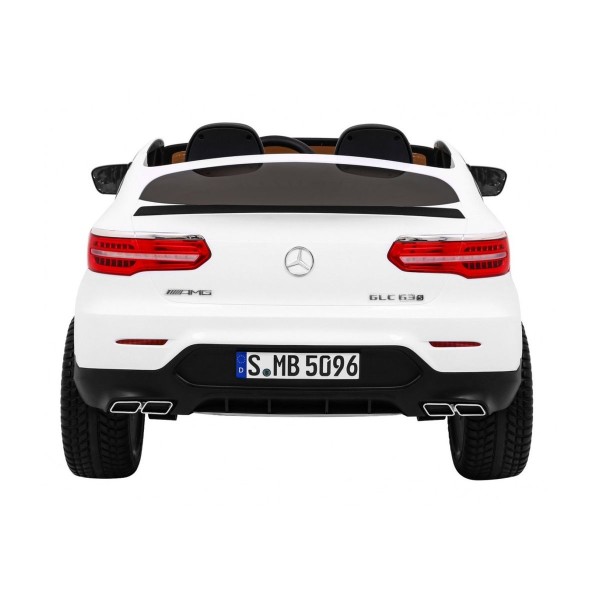 Джип на акумуляторі 4x4 Mercedes GLC 63S, білий