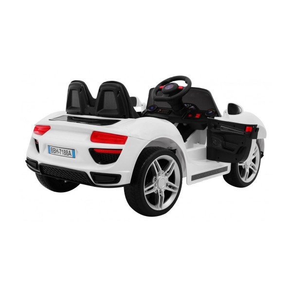 Автомобіль на акумулятор Ramiz Roadster, білий