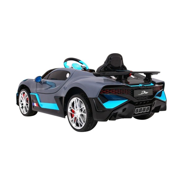 Автомобіль на акумуляторі Bugatti Divo, сірий
