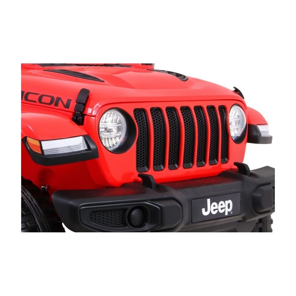 Джип на акумуляторі 4x4 Jeep Wrangler Rubicon, червоний
