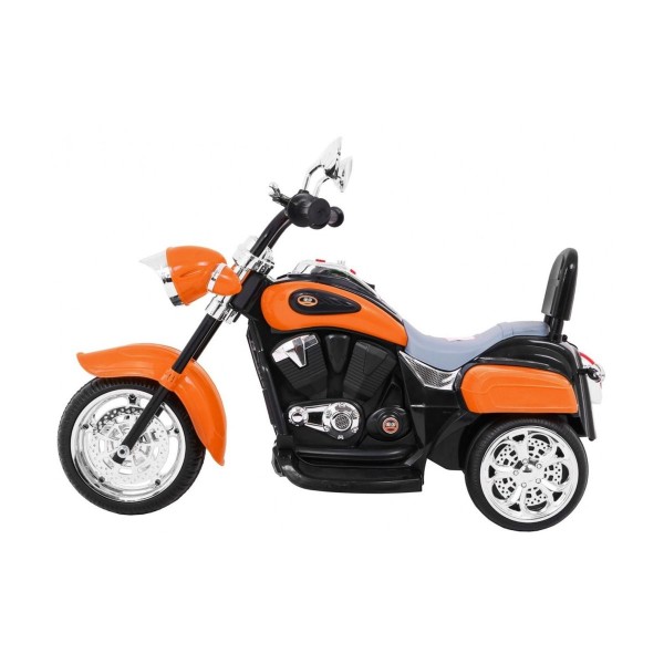 Мотоцикл на акумулятор Ramiz Chopper NightBike, оранжевий