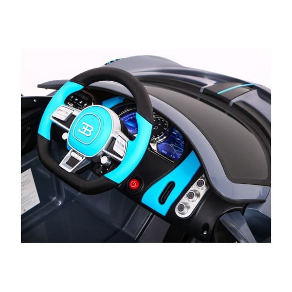 Автомобіль на акумуляторі Bugatti Divo, сірий