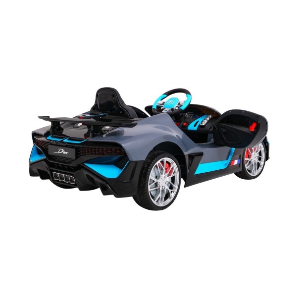 Автомобіль на акумуляторі Bugatti Divo, сірий
