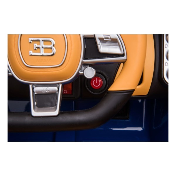 Автомобіль на акумуляторі Bugatti Chiron, блакитний