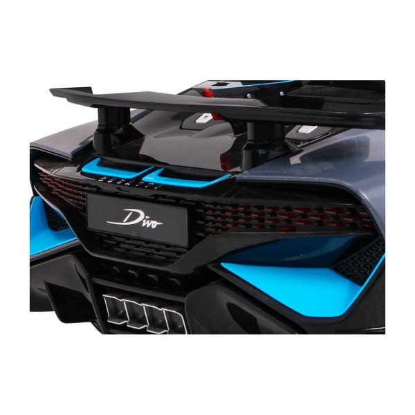 Автомобіль на акумуляторі Bugatti Divo, сірий