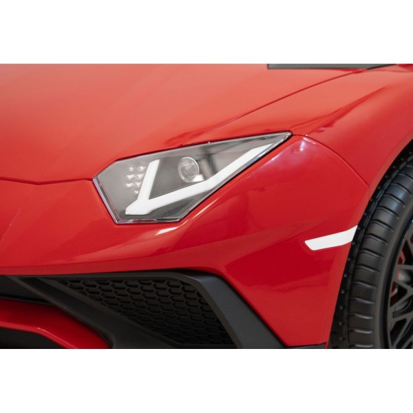 Автомобіль на акумуляторі двомісний Lamborghini Aventador SV, червоний