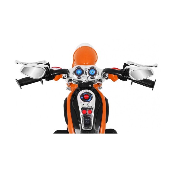 Мотоцикл на акумулятор Ramiz Chopper NightBike, оранжевий