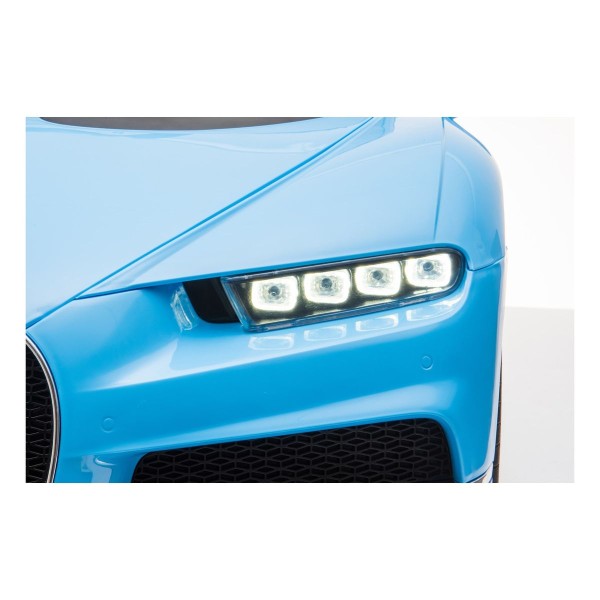 Автомобіль на акумуляторі Bugatti Chiron, блакитний