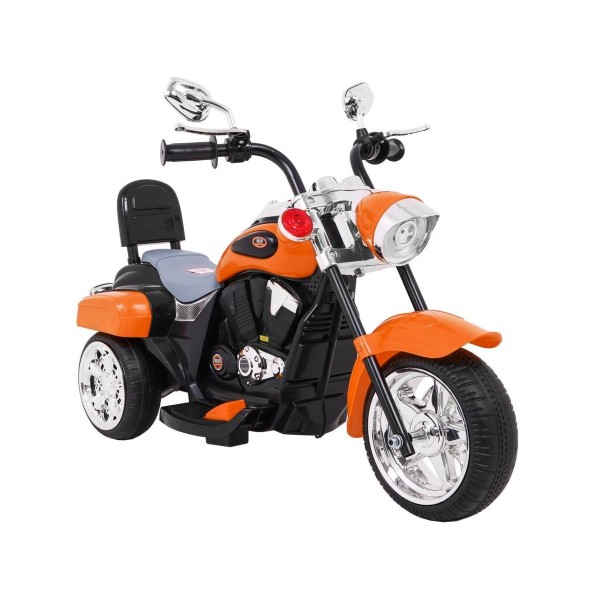 Мотоцикл на акумулятор Ramiz Chopper NightBike, оранжевий