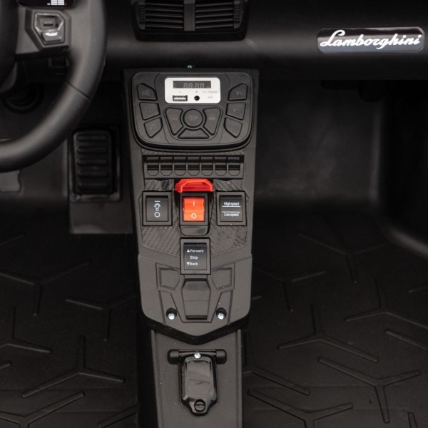 Автомобіль на акумуляторі двомісний Lamborghini Aventador SV, червоний