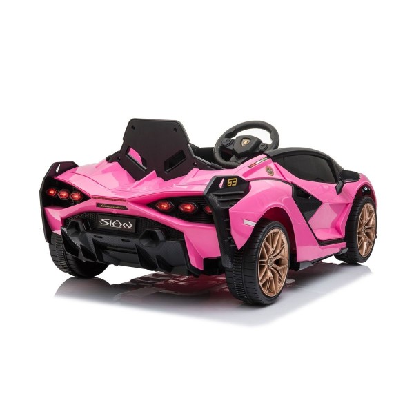 Автомобіль на акумуляторі 4x4 Lamborghini SIAN, рожевий