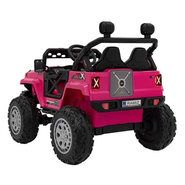 Джип на акумулятор 4x4 Ramiz Off-Road Speed, рожевий