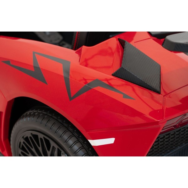 Автомобіль на акумуляторі двомісний Lamborghini Aventador SV, червоний
