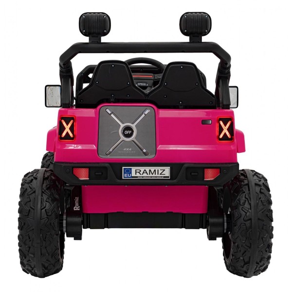 Джип на акумулятор 4x4 Ramiz Off-Road Speed, рожевий
