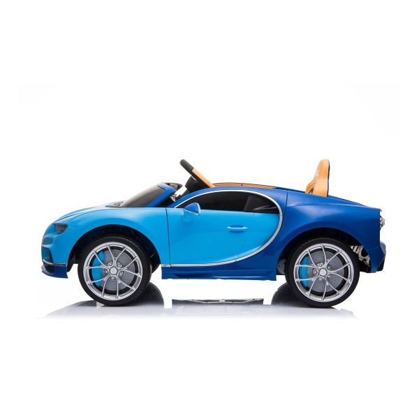 Автомобіль на акумуляторі Bugatti Chiron, блакитний