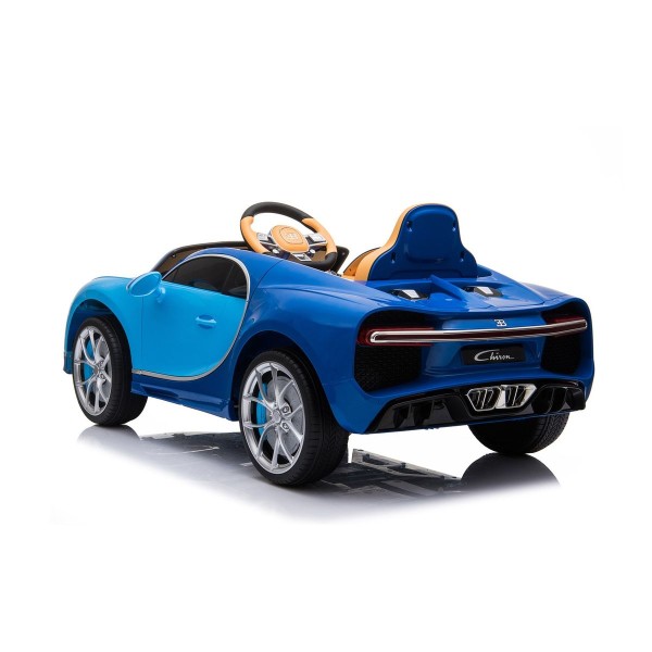 Автомобіль на акумуляторі Bugatti Chiron, блакитний