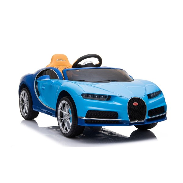 Автомобіль на акумуляторі Bugatti Chiron, блакитний
