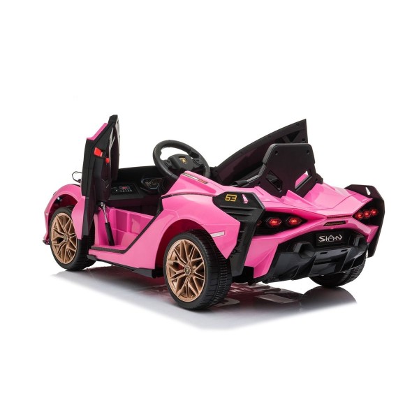 Автомобіль на акумуляторі 4x4 Lamborghini SIAN, рожевий