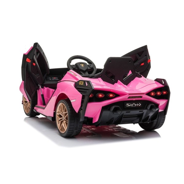 Автомобіль на акумуляторі 4x4 Lamborghini SIAN, рожевий