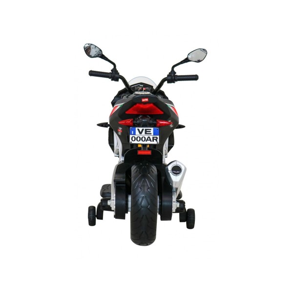 Мотоцикл на акумуляторі Aprilia Tuono V4, чорний