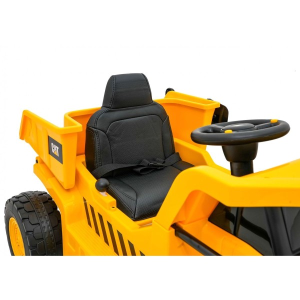 Самоскид на акумуляторі Caterpillar, жовтий