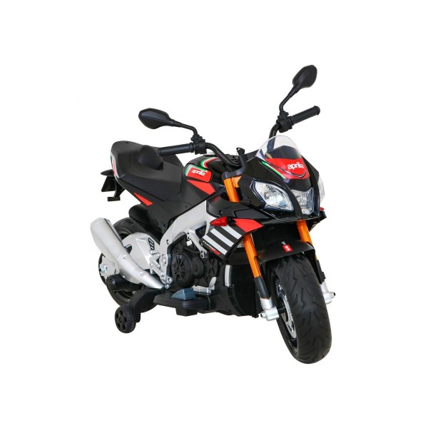 Мотоцикл на акумуляторі Aprilia Tuono V4, чорний