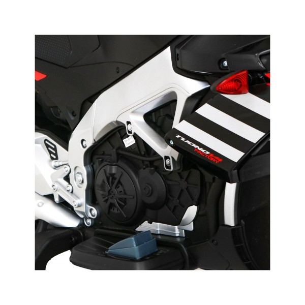 Мотоцикл на акумуляторі Aprilia Tuono V4, чорний