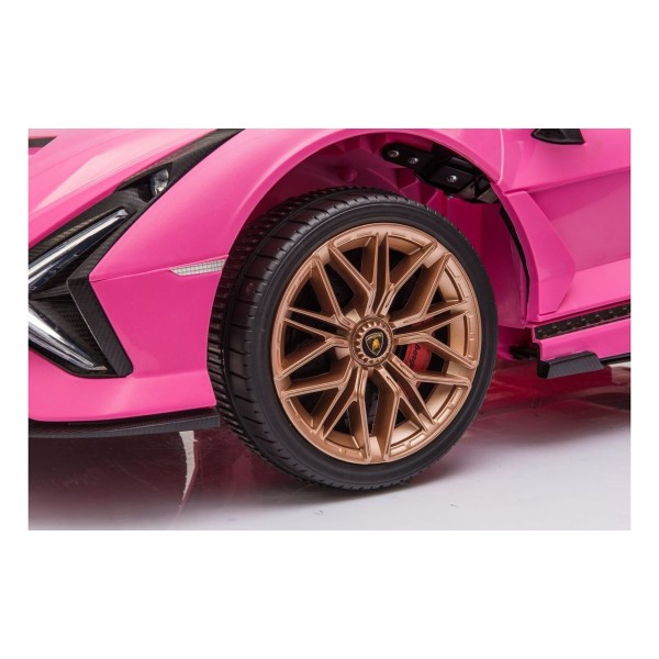 Автомобіль на акумуляторі 4x4 Lamborghini SIAN, рожевий
