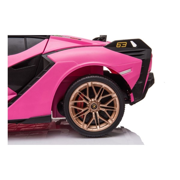 Автомобіль на акумуляторі 4x4 Lamborghini SIAN, рожевий
