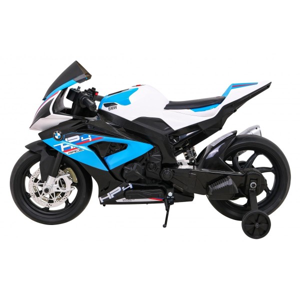 Мотоцикл на акумуляторі BMW HP4, блакитний