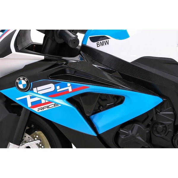 Мотоцикл на акумуляторі BMW HP4, блакитний