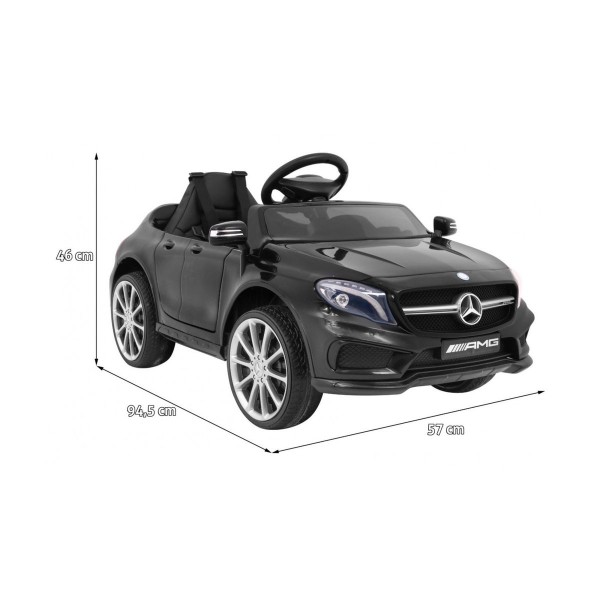 Автомобіль на акумуляторі Mercedes AMG GLA-45, чорний