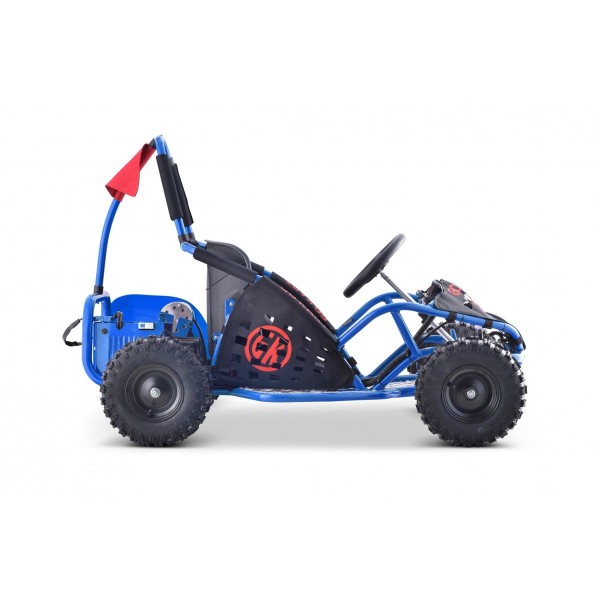 Автомобіль карт 30км/год на акумулятор GoKart Fast Dragon, блакитний