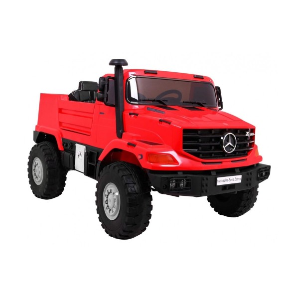 Джип на акумуляторі двомісний Mercedes-Benz Zetros, червоний