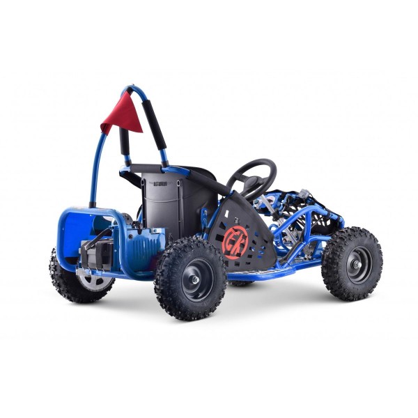 Автомобіль карт 30км/год на акумулятор GoKart Fast Dragon, блакитний