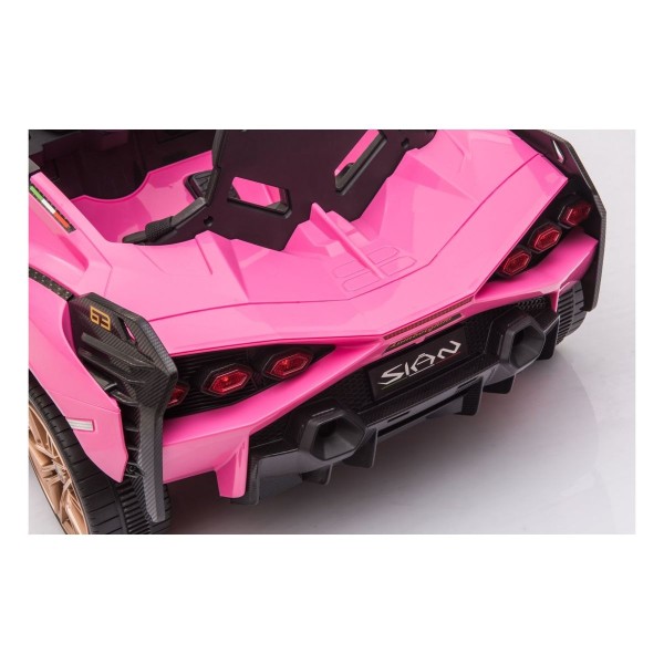 Автомобіль на акумуляторі 4x4 Lamborghini SIAN, рожевий