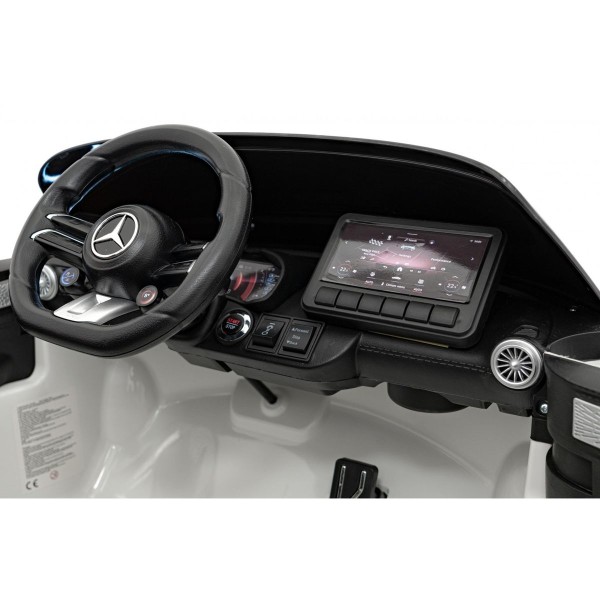 Автомобіль на акумуляторі Mercedes Benz AMG SL63, білий