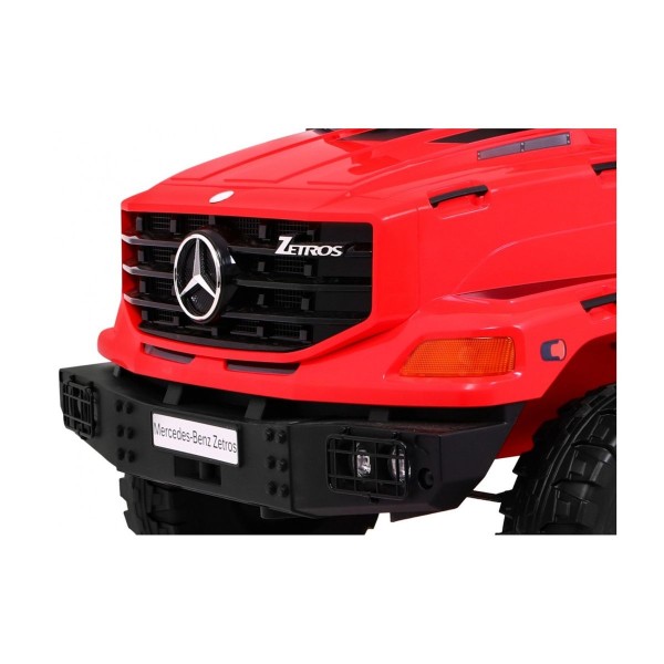 Джип на акумуляторі двомісний Mercedes-Benz Zetros, червоний