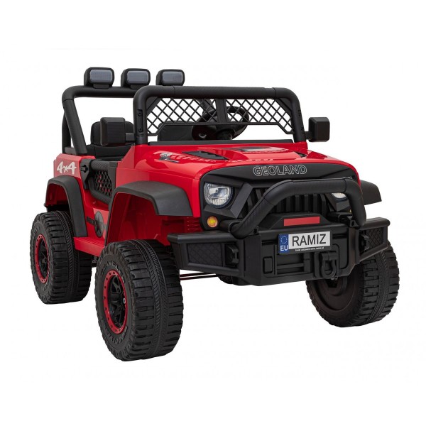 Джип на акумуляторі двомісний 4х2 Geoland Power, червоний