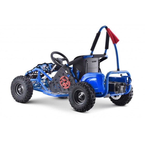 Автомобіль карт 30км/год на акумулятор GoKart Fast Dragon, блакитний