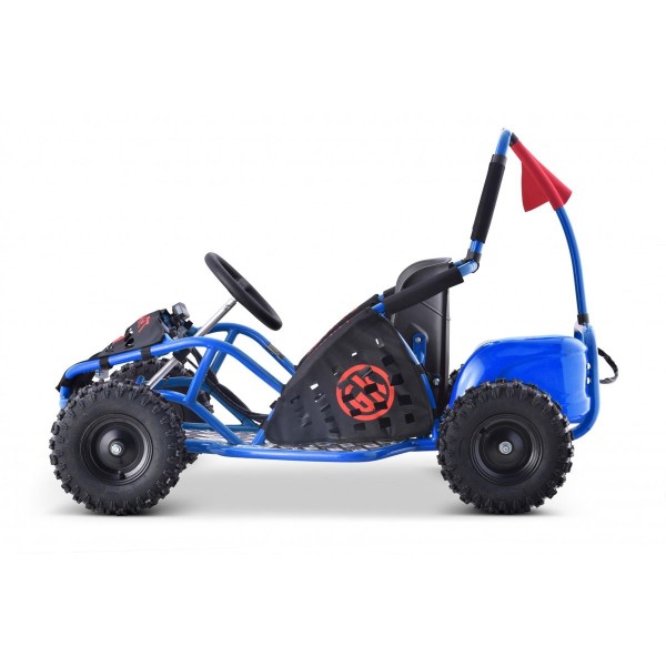 Автомобіль карт 30км/год на акумулятор GoKart Fast Dragon, блакитний