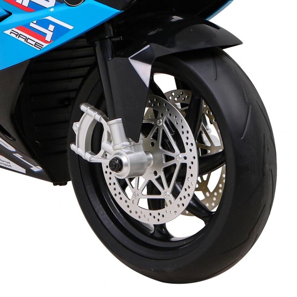 Мотоцикл на акумуляторі BMW HP4, блакитний
