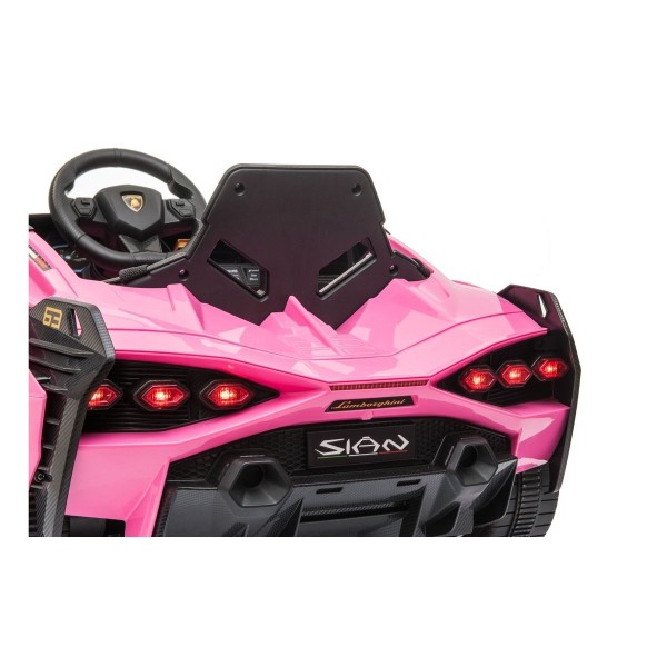 Автомобіль на акумуляторі 4x4 Lamborghini SIAN, рожевий