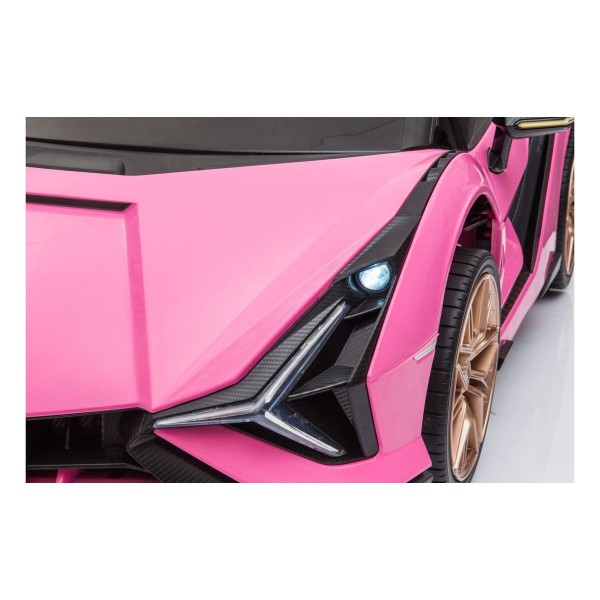 Автомобіль на акумуляторі 4x4 Lamborghini SIAN, рожевий