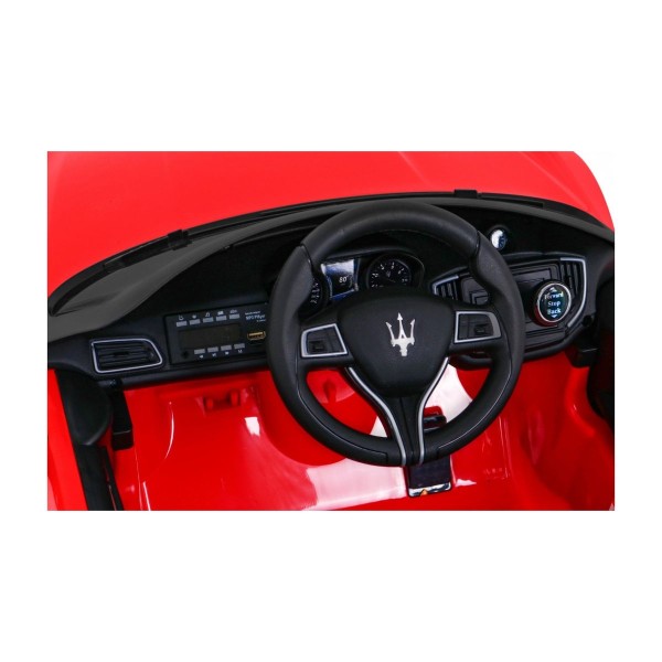 Автомобіль на акумуляторі Maserati Ghibli, червоний