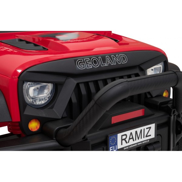 Джип на акумуляторі двомісний 4х2 Geoland Power, червоний