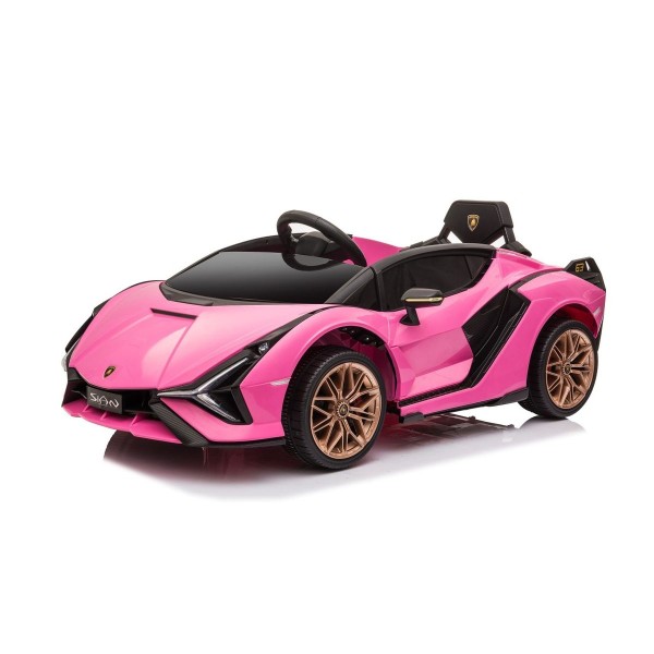 Автомобіль на акумуляторі 4x4 Lamborghini SIAN, рожевий